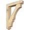 Ekena Millwork Balboa Arts and Crafts Rough Sawn Bracket w/ Offset Brace, Douglas Fir, 6"W x 28"D x 36"H BKT0604X28X36BOA03RDF - alternate 1
